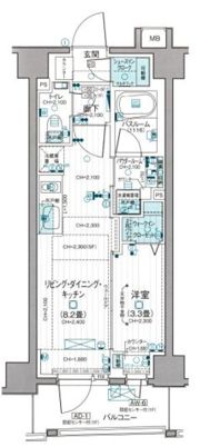 デュオステージ中野の間取り画像