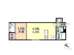 White Square（綾田町）の間取り画像