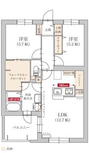 シャルマンウェストの間取り画像