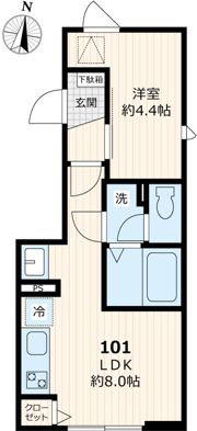 仮称）サンメリア蓮根の間取り画像