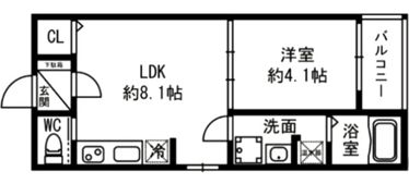 Kvell Garden 香里の間取り画像
