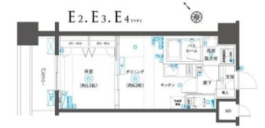 フェニックスヨコハマスクエアの間取り画像