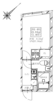 フラシア北赤羽の間取り画像