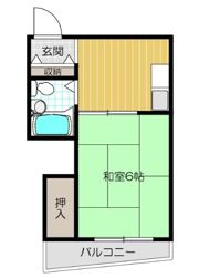 大野パレスの間取り画像