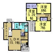 にしの台1-2205KODATEXⅣの間取り画像