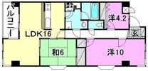 グラシアス道後の間取り画像
