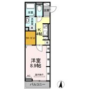 エクセレント東朝日町19の間取り画像