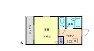 第10セントラルコーポ反町の間取り画像