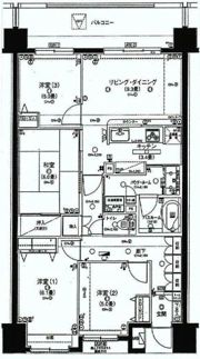 日神パレステージ横須賀田浦の間取り画像