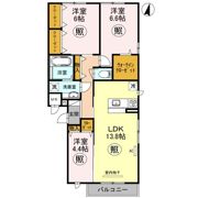 甲南コルンの間取り画像