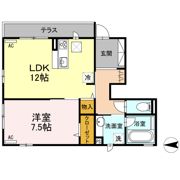 ヴィラ多摩の間取り画像