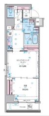 GENOVIA 東神田 green veilの間取り画像