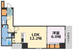 コンフォリア・リヴ心斎橋鰻谷Qの間取り画像