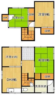 楠橋南2丁目借家の間取り画像