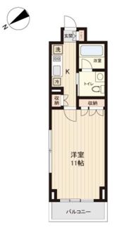 プラティーク清澄白河の間取り画像