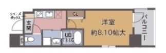 フェールヴィル阿波座の間取り画像