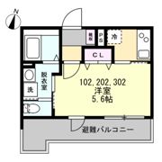 ベイルーム横浜鴨居の間取り画像