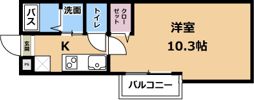 アークリード由美浜の間取り画像