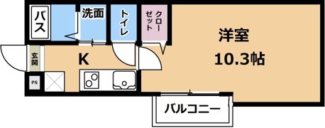 アークリード由美浜の間取り画像