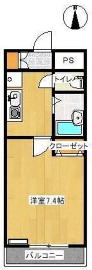 キャッスル絵図町の間取り画像