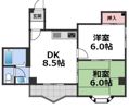 クイーンライフ巽の間取り画像