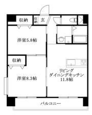 ミモザヒルズ錦町の間取り画像