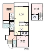 (仮)栗原新築アパートの間取り画像