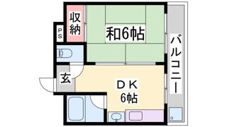 メゾン琵琶の間取り画像