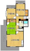 霧ヶ丘芙陽グランドマンションの間取り画像