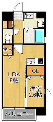 U’s Residence門司港オーシャンテラスの間取り画像