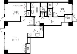 池下タワーズの間取り画像