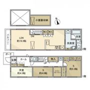 松庵戸建の間取り画像