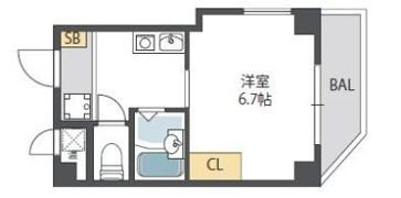サンガ梅田の間取り画像