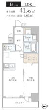K-NEXT 南森町の間取り画像