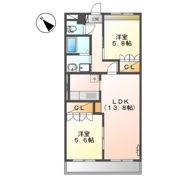 クレスタの間取り画像