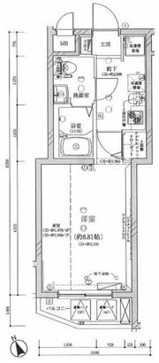 ディアレイシャス成増の間取り画像