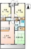 サニーハイツ鬼無の間取り画像