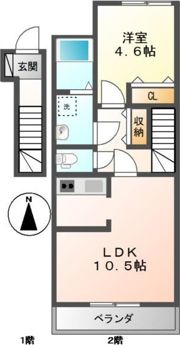 フェリックスの間取り画像