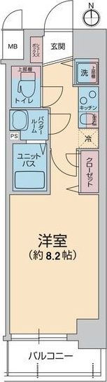 LEGESTA大阪レジデンスの間取り画像