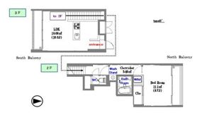 蓮根マンションの間取り画像