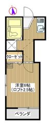 コーポユーシンの間取り画像