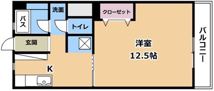 ヤマブハイツの間取り画像