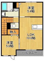 Slow Hand六番館の間取り画像