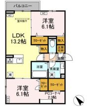 （仮）小金井市前原町5丁目PJの間取り画像