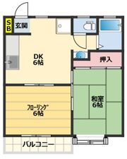 シャトル中山の間取り画像