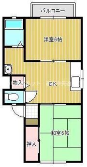 コーポサンシャインの間取り画像