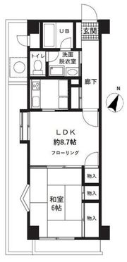 カサグランデ大宮の間取り画像