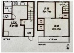名古屋市南区観音町6丁目戸建の間取り画像