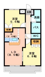 グリーンコーポⅡの間取り画像