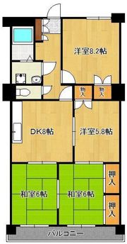 イマージュ安部山公園の間取り画像